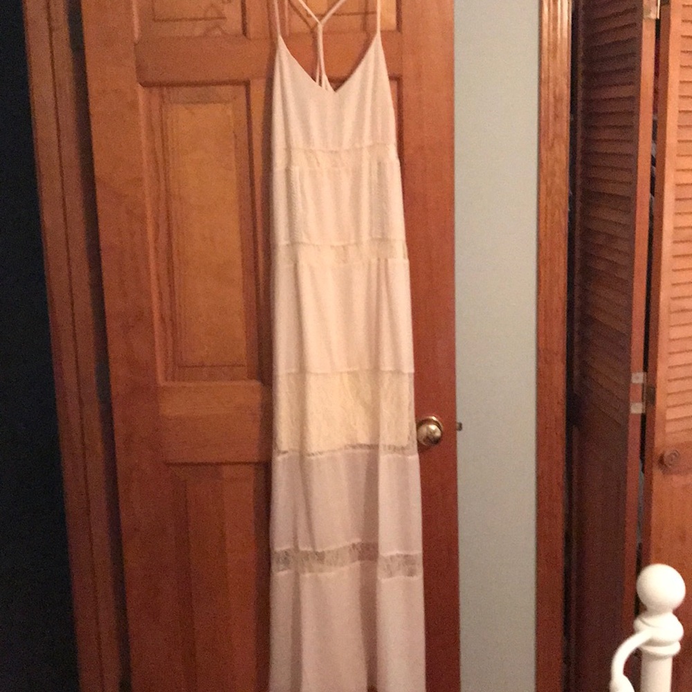 Cream Colored Maxi Dress